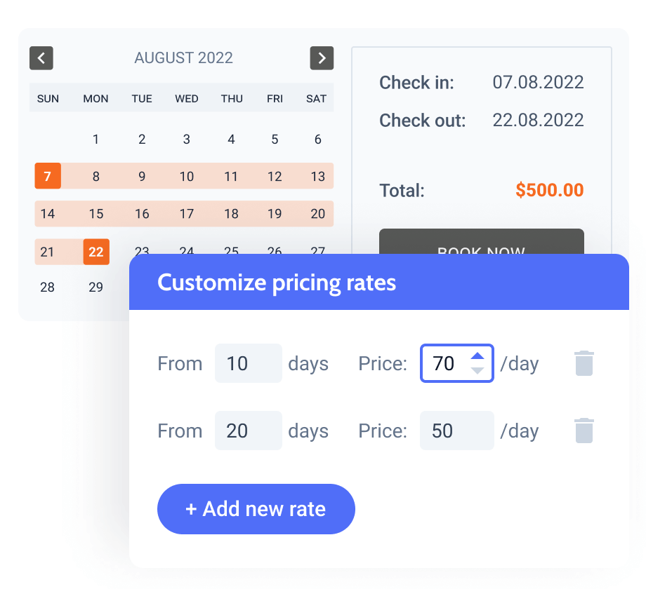 jetbooking rates based on X2